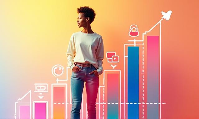 Image representing social media growth for a fashion brand
