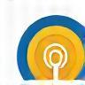 Icon representing social media management